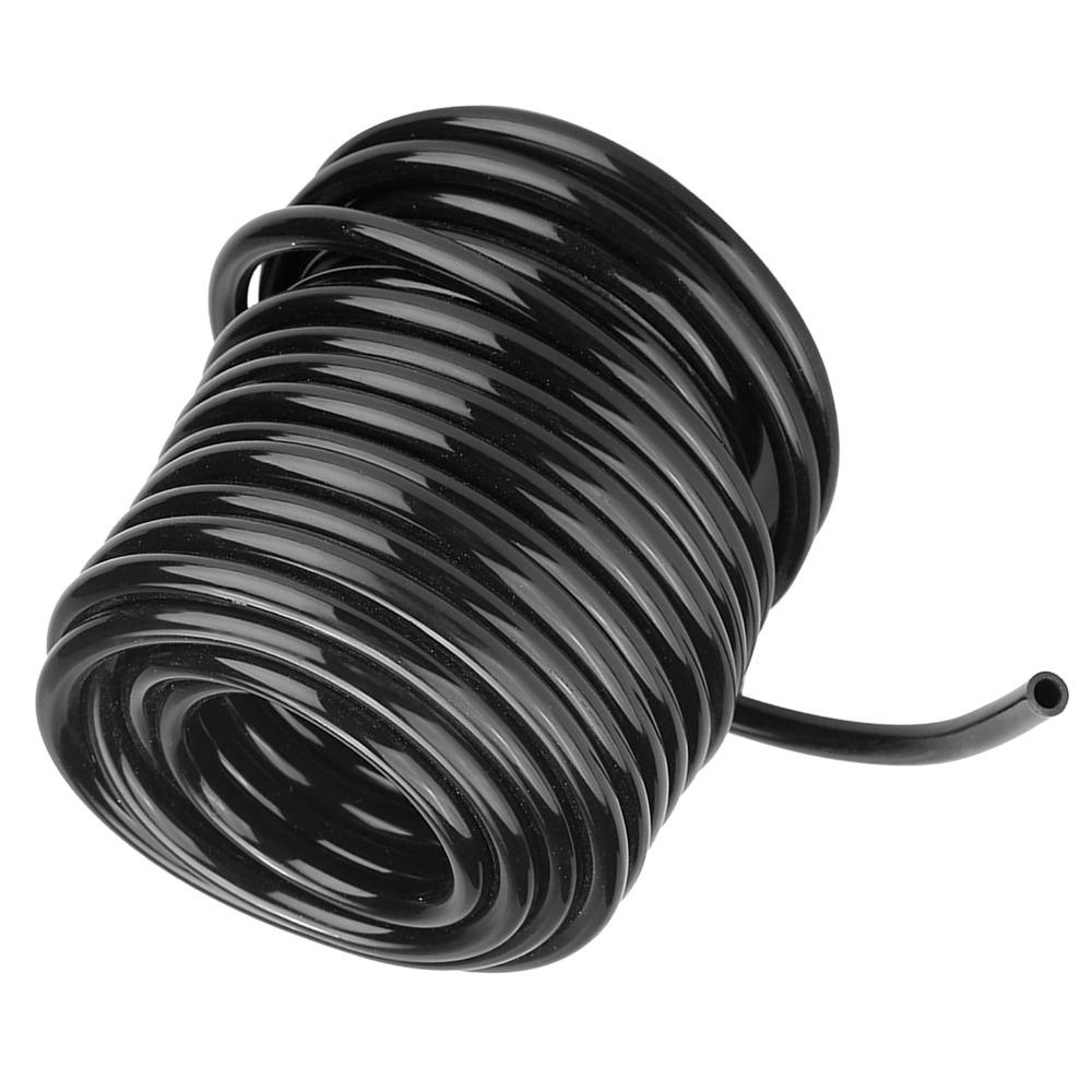 1/4 Inch Water Irrigation Hose Flexible Black Irrigation Hose Efficient Thick Yard Water Hose