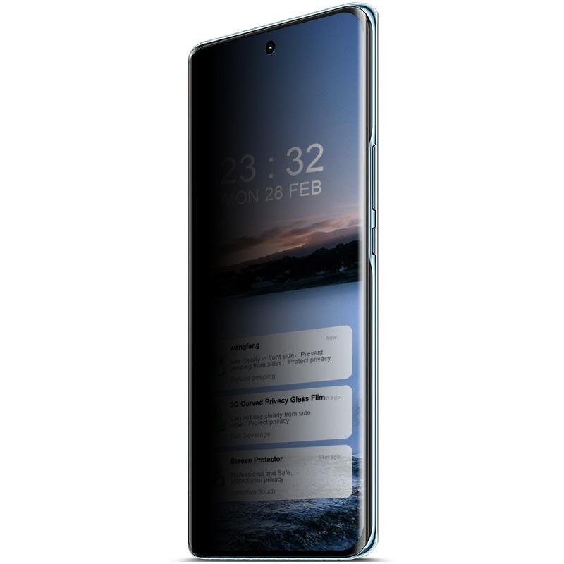 IMAK For Vivo X50 5G Full Screen Protectors 3D Curved Anti-Spy Phone Film