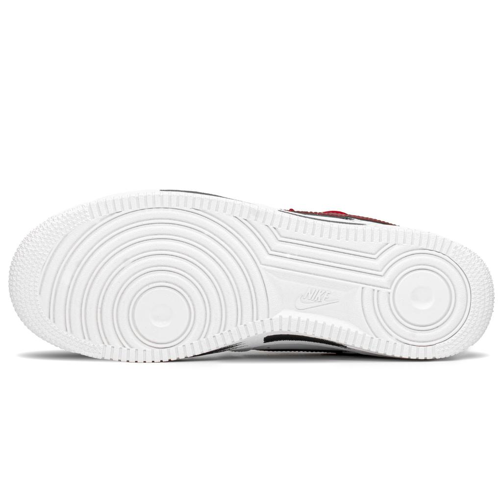 Nike Air Force 1 Skateboard-Schuhe Herren Weiß Schwarz Rot CW2288-111(TeamA-AF)