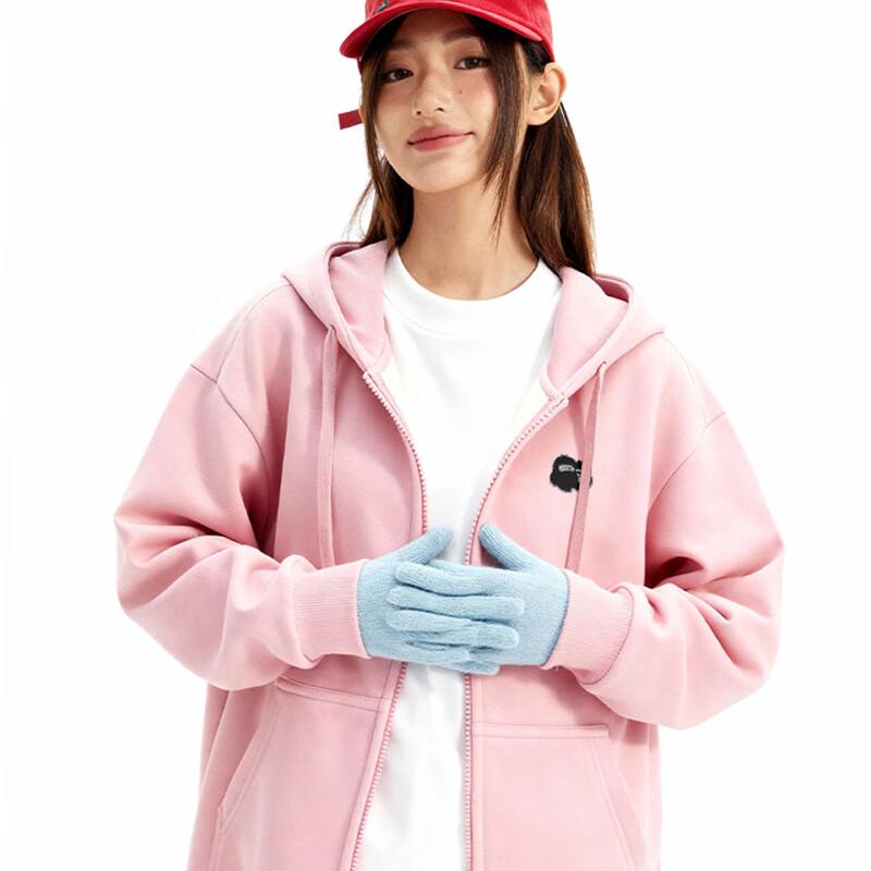 Fingercroxx Herren Fleece Kapuzen Cardigan Jacke