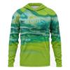 HUK Fishing Long-sleeved UPF50 Hooded Sun-protection Anti-ultraviolet T-shirt Breathable Men's Clothes Top