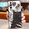Phone Case For Motorola Edge 50 40 Pro 60 50 40 30 Ultra Neo Fusion Moto G85 G72 G53 G54 G84 G13 G32 Cartoon Skeleton Skull Cat