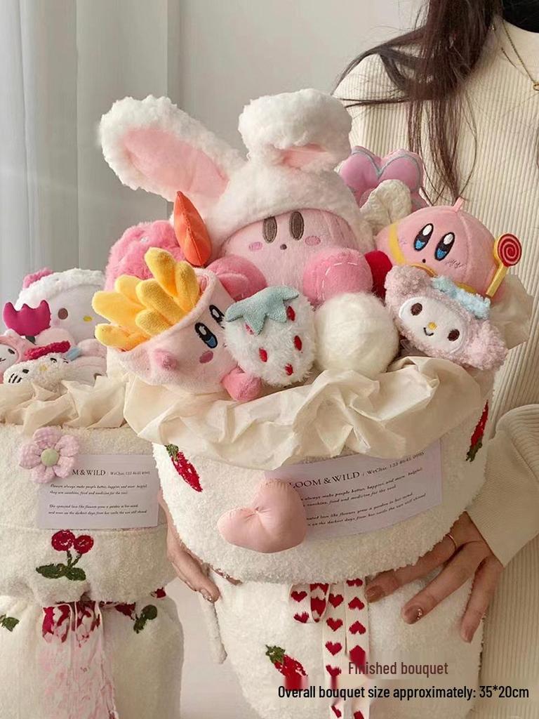 Valentine's Day Kitty Plush Bouquet: Perfect Gift for Girlfriend or Bestie