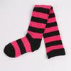 Stockings Color Block Striped Women Over The Knee Thigh High Socks for Christmas