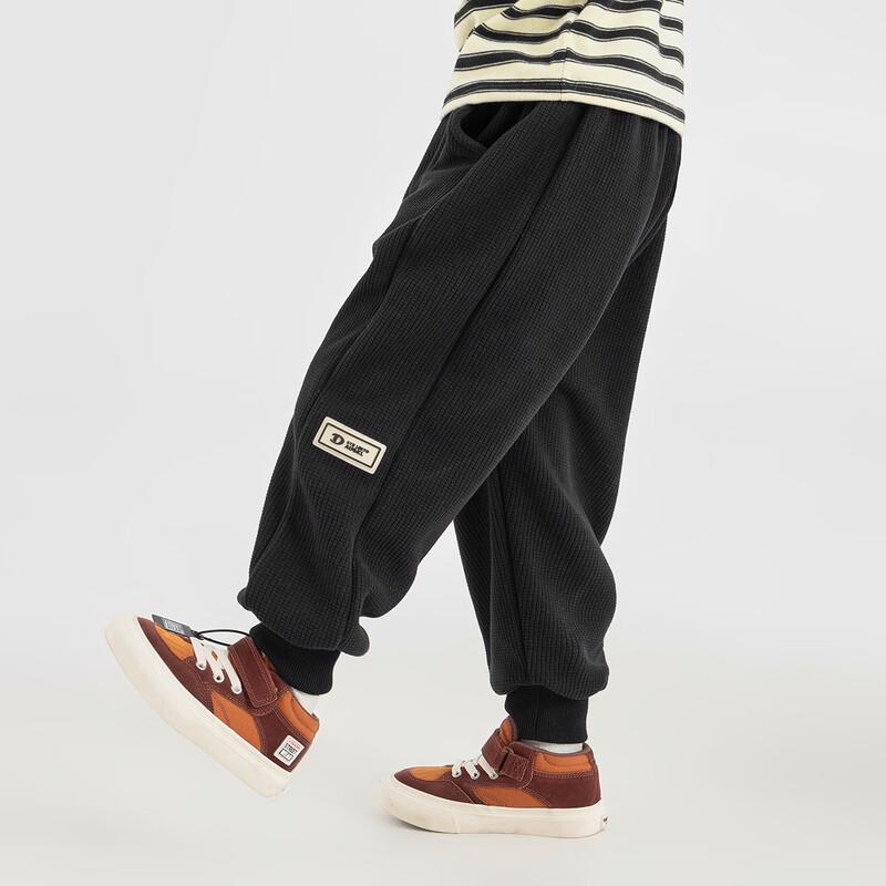 Boy s Fleece-Lined Plaid Knit Casual Pants 110