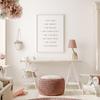 I Am Kind Smart Loved Inspirational Quote Art Print and Poster Nursery Wall Art Affirmations for Kids Canvas Painting Home Decor No Frame