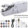 Compact Handheld Electric Sewing Machine - Multifunctional, Portable, and Easy-to-Use for DIY Projects and Tailoring.
