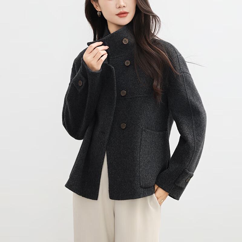 VanZhen Women's 100% Wool Autumn/Winter Loose Fit Trench Coat