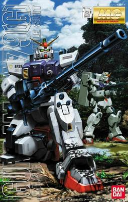 MG Mobile Suit Gundam 08th MS Team RX-79G Boden-Typ Gundam 1/100 Maßstab Vorgefärbter Kunststoffmodellbausatz