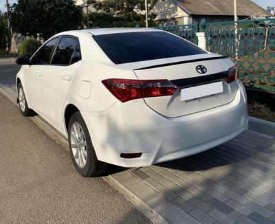 Spojler (Sunplex, czarny) (118cm*6,4cm) DlaToyota Corolla 2013-2019