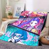 1pc Hunter X Kopo Group - Themed Flannel Blanket - Suitable for Bed, Home Decor, Graduation Gifts, Easter, Back To School, ChristmasA27