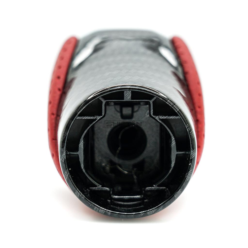 SHIFTIN Gear Shift Knob Shifter for Lexus ES GS GX NX RC RX 200t 300 350 3450h 450hL 350L Red Fiber (Circuit Leather/Carbon Pattern)