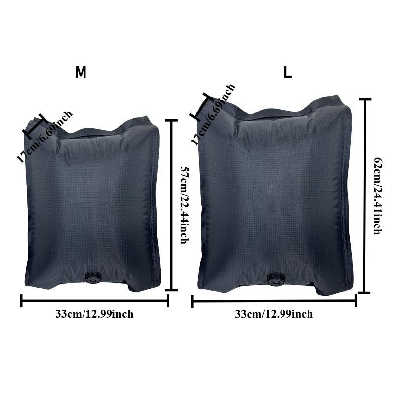 20L Large Capacity Vacuum Luggage Storage Bag Thickened Dustproof Travel Suitcases Garment Hand Roll-Up Travel Packing Bag