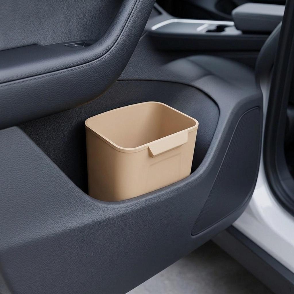 Car Door Bin with Umbrella Holder, Easy to Use And Leakproof, for Your Vehicle's Waste. Interior
