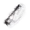 100X Black Invisible Hair Nets Elastic Edge Mesh Hairnet Stretch Hairnet Cover