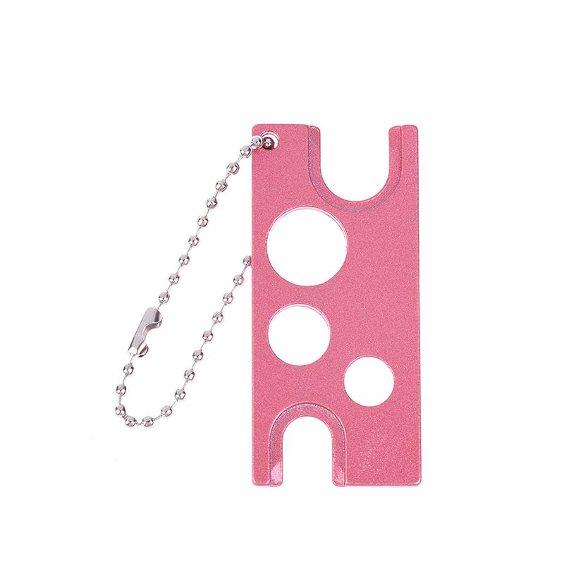 

Universal Eyelash Glue Caps Opener Metal Essential Oil Bottle Opener Replacement Bottle Mouth Head Anti-Blocking Eyelash Tool рожевий