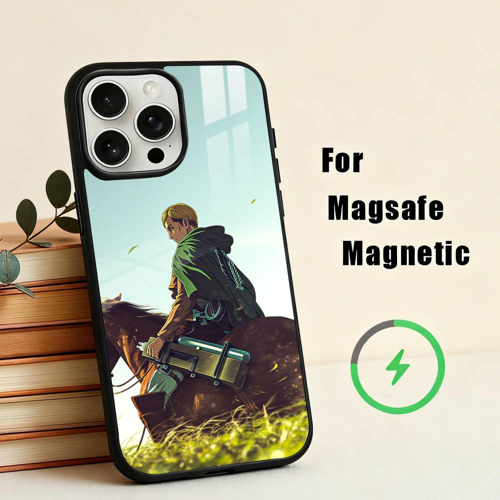 A-anime E-Erwin S-Smiths-S Phone Case For iPhone17,16,15,14,13,12,11 Plus,Pro Max Magnetic For Magsafe Wireless Charging