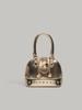 Niche high-end champagne gold shell bag daughter handbag 2025 new versatile commuter shoulder crossbody bag