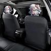 2 Pct Pink Rose Goblin Car Headrest Cover Durable Practical Commuting Self-driving Headrest Cover Decoration