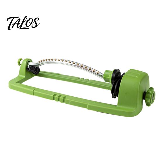 Talos Lawn Sprinkler, 18 Clog-Resistant Nozzles, Adjustable Coverage Yard Oscillating Garden Sprinkler with Weighted Base for Large Irrigation