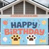 Party Backdrop Blue Photo Booth Background Wall Decor