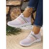 Spring 2025 New Women's Sports and Casual Shoes, Breathable Sock Shoes, Low-top Mesh Running Shoes for Women