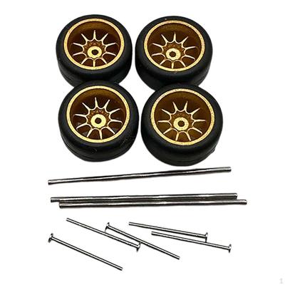 RC Car Wheels And Tires Set for 1:64 Scale Models