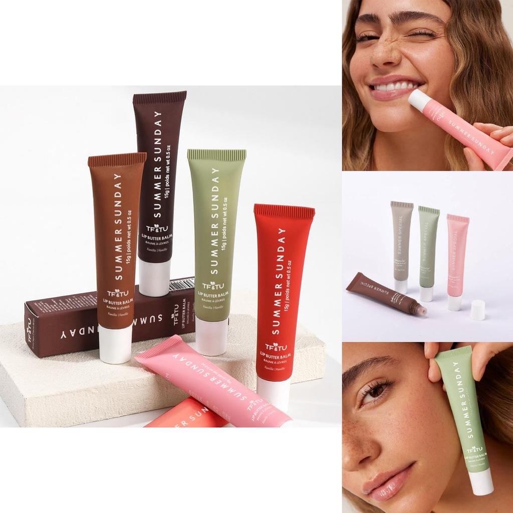 Bálsamo Labial Manteiga de Verão Luxuoso Summer Fridays Em Todas as Cores Para Lábios Macios e Hidratados