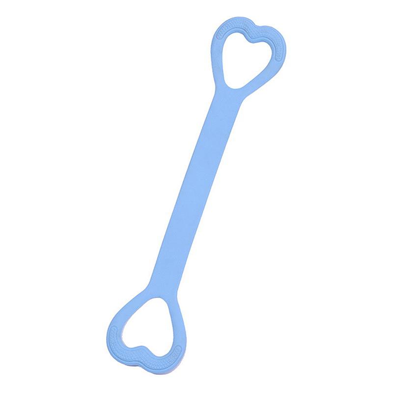 

8-фигурная силиконовая лента для упражнений на руку, спину и плечи, эластичная веревка для йоги, растяжка, фитнес-браслет синий