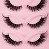 5Pairs/Set Volume Dramatic False Eyelashes Long Thick Wispy Eye Lashes for Stage Performance Party Cosplay Halloween Makeup