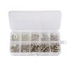 320pcs Stainless Steel Screw and Nut Assortment Kit Rustproof Resistant Snap-in Nuts M2 To M5 Sizes Ideal for DIY