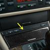 For BMW E46 1998-2005 Accessoire Voiture Carbon Fiber Interior Center Console Cover Trim Sticker Piezas De Repuesto De Interior