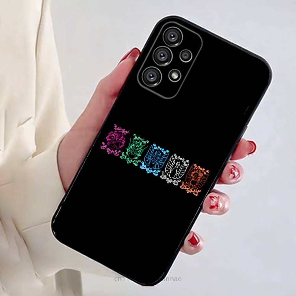 S-Saint Seiya Knights Zodiac Phone Case for Samsung Galaxy A73,23,53,33,14,24,13,72,22,52,32,54,A34 Soft Cover