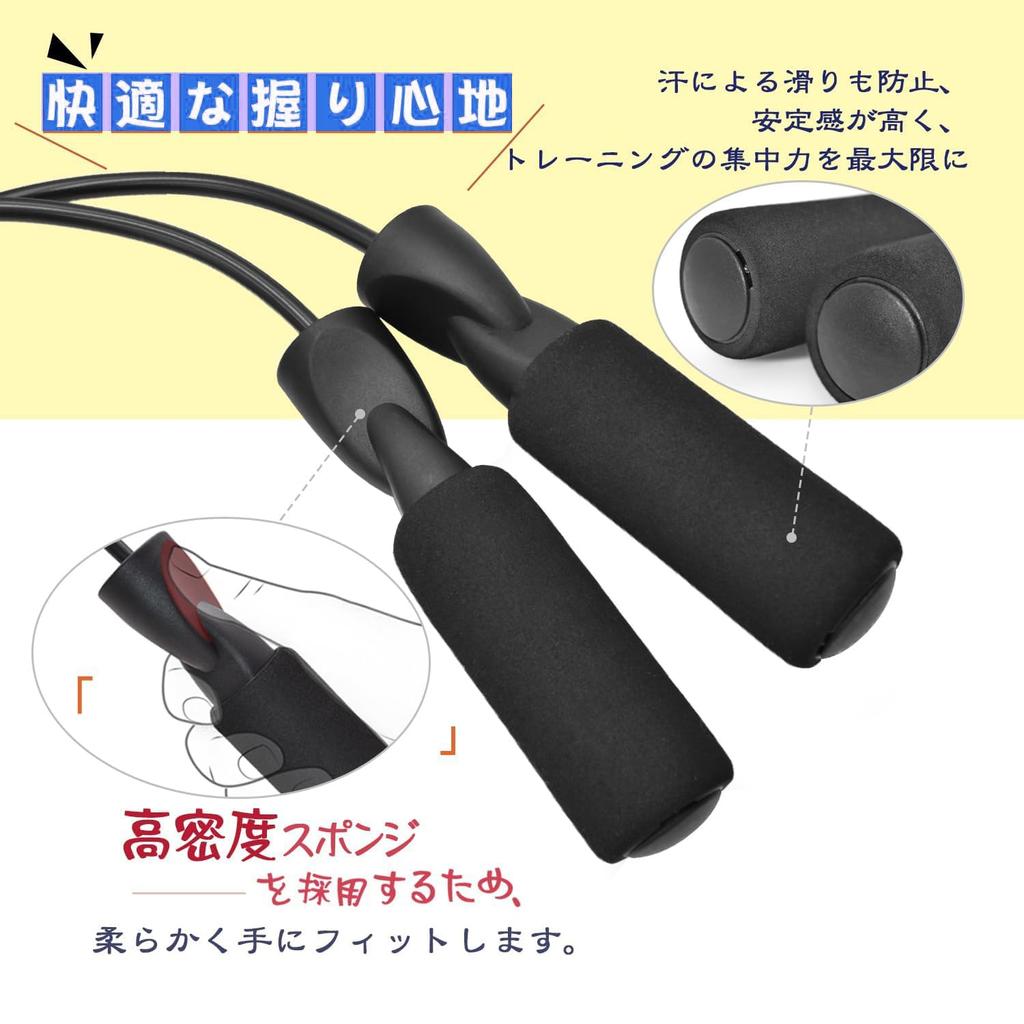 FEELCAT Jump Rope for Training, Fat Burning, Jump Rope for