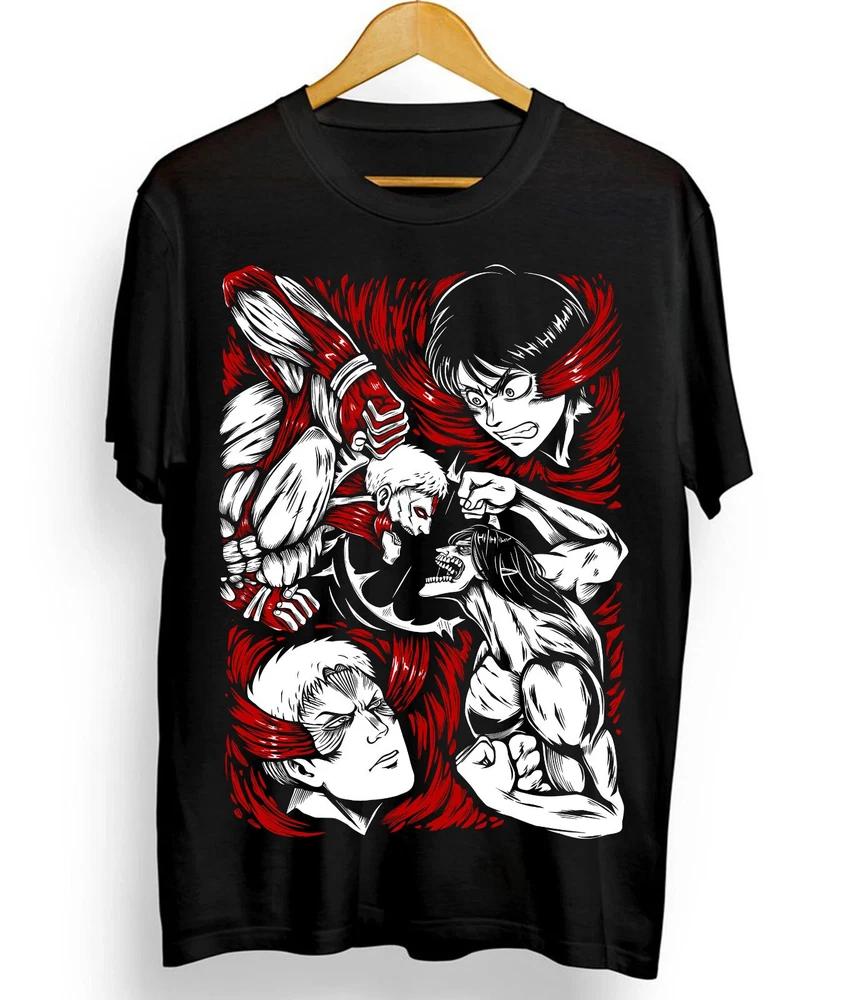Attack On Titan TShirt Anime Unisex S