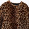 Womens Coats Winter Leopard Faux Fur Coat Warm Vintage Autumn Plush Jacket Outerwear Long Sleeve Furry Coats Woman