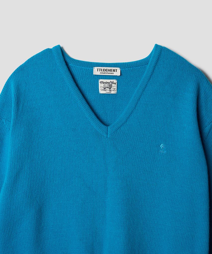 Tudument Essential Wool V-Neck Knit 4Colors
