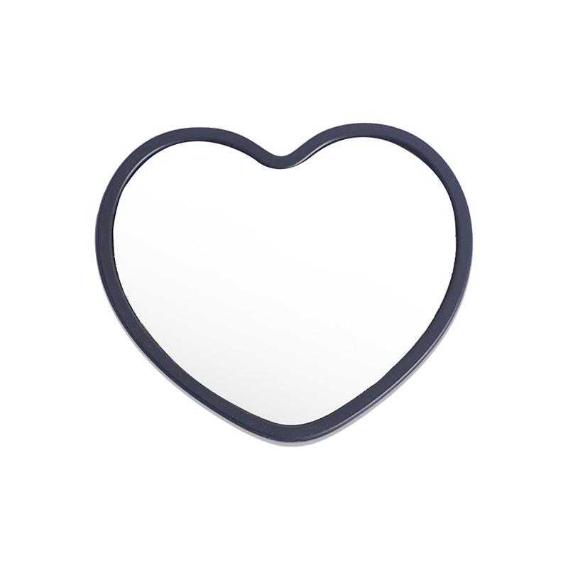 

Heart-Shaped Compact Mirror: Modern & Portable for Dorms 5.5*6.5 Single Love Heart