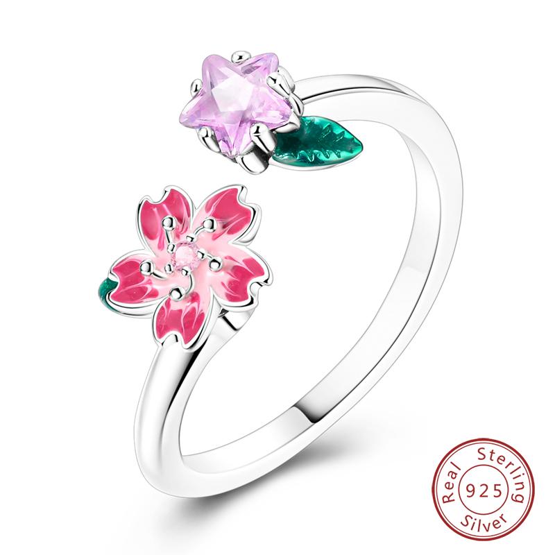 Adjustable Rings Copper Mermaid Wing Dragon Sunflower Tulip Open Rings For Women Female Original Engagement Jewelry