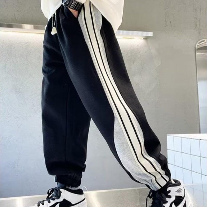 Jungen Trendige Frühling 2024 Lässige Sporthose - Modisch und Stilvoll für Mittlere bis Große Kinder