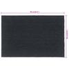Doormat Dark Grey 60 x 90 cm Coir Fiber Tufted