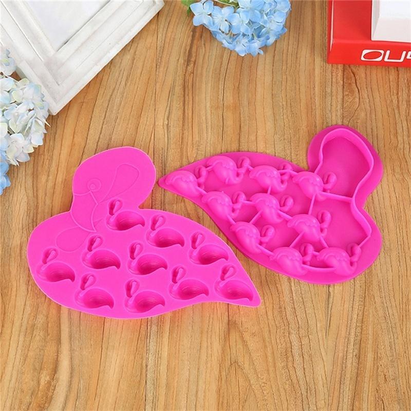 Flamingos Silicone Molds Cake Molds Chocolate Handmade Soap Mold Ice Molded Ice Grids