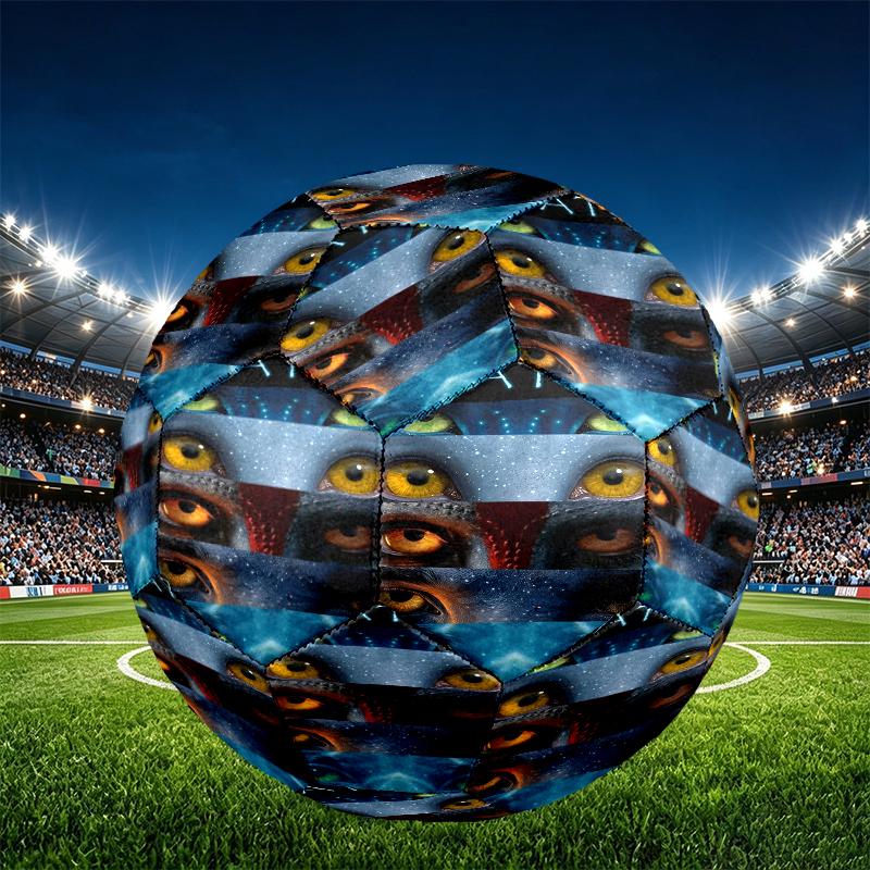 Pallone da Calcio Misura 5 con Stampa Avatar, Pallone in PU Resistente all'Usura per Allenamento Partita e Pratica Quotidiana, Regalo di Compleanno per Appassionati di Calcio