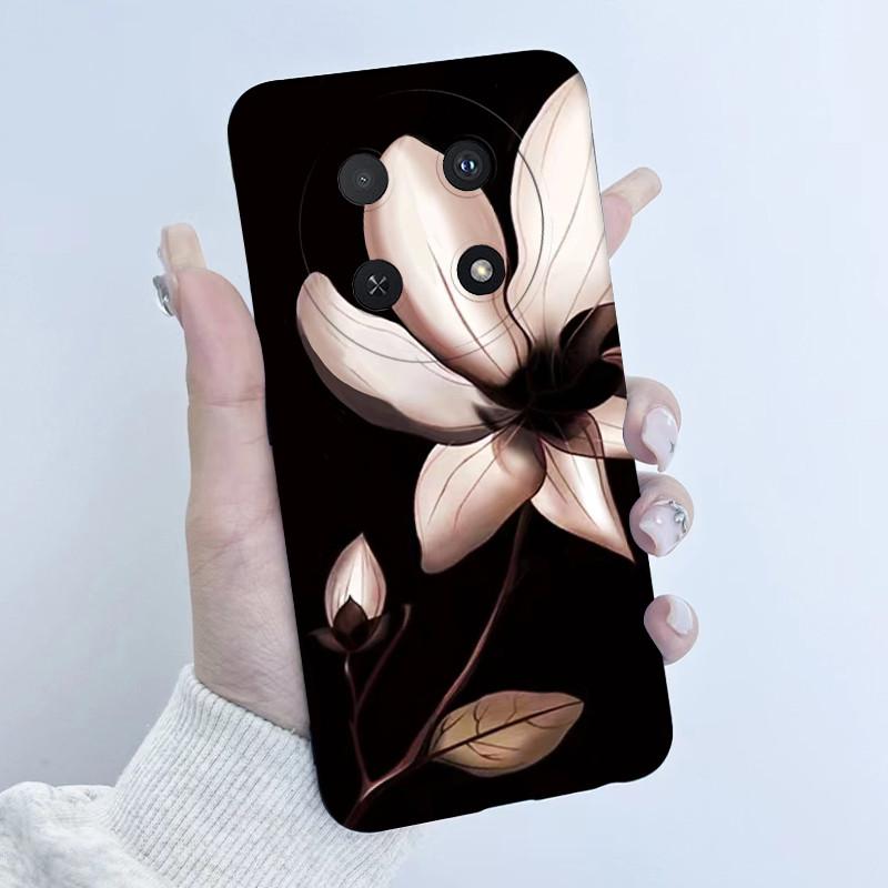 For Huawei Nova 12i Case Flower Girl Design Soft Silicone Phone Case for Huawei Nova12i 12 i 4G CTR-L81 L91 Nova 13i Cover Capa