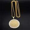 1Pc Stainless Steel Necklace Jewelry Seven Archangels Magic Array Round Brand Pendant DIY Accessories