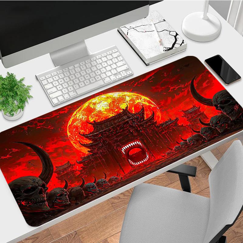 Hell Gate Xl Gaming Mouse Pad Nonslip Rubber Base Stitched Edge Waterproof Desk Mat For Pc Laptop Gamer Office Computer Accessories C92921