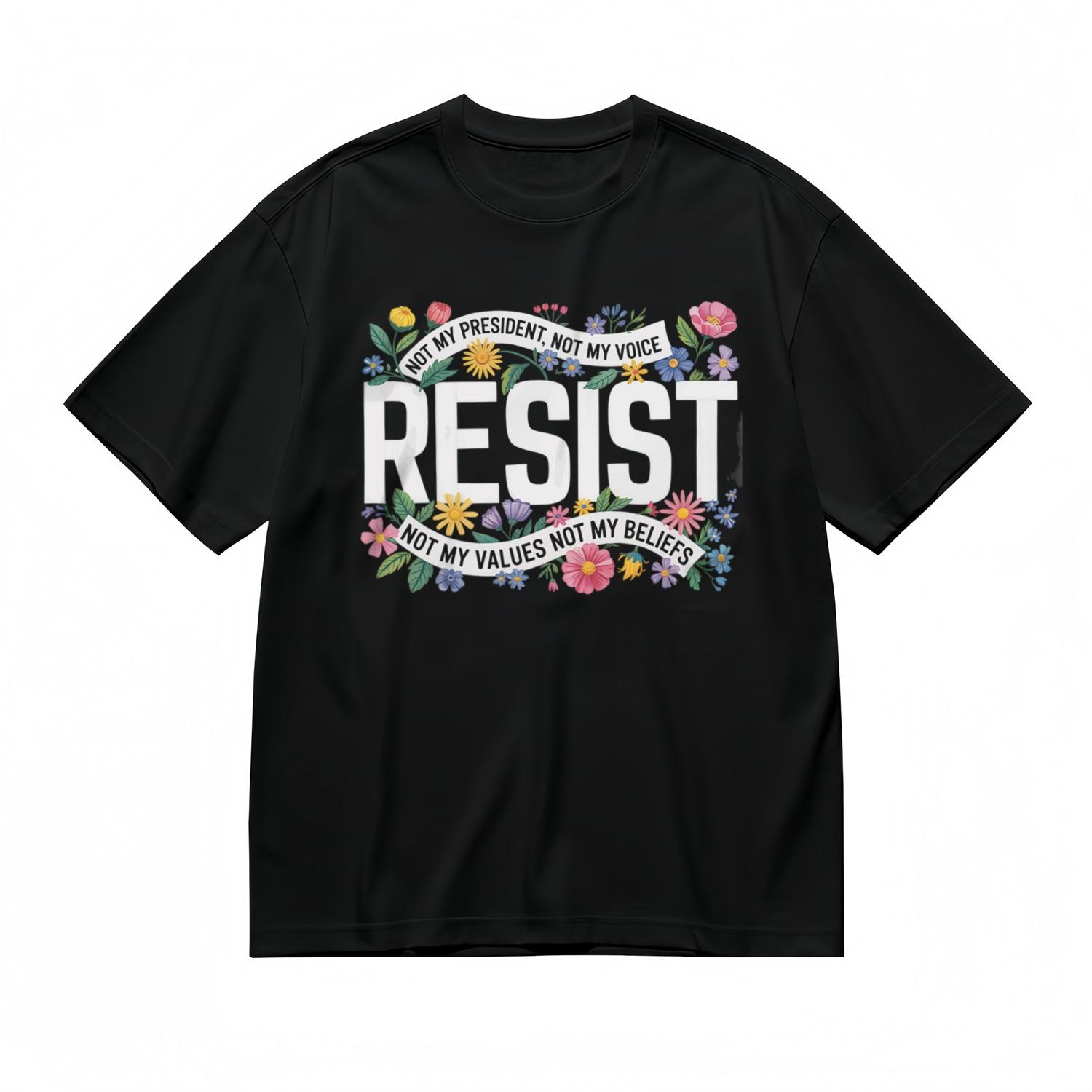 Men s Trend Breathable Classic T-Shirt Mens Womens Tees Top Pink Yellow Floral Graphic Design Tee 3XL