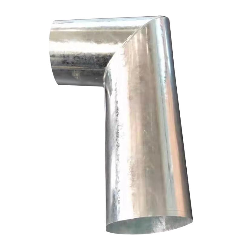 

Bent Chimney Pipe for Dual-Fuel Stove