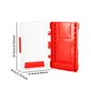 Organizer Storage Box Empty Case Holder Container Secure Snap Fit Sturdy PP Material Portable Wear