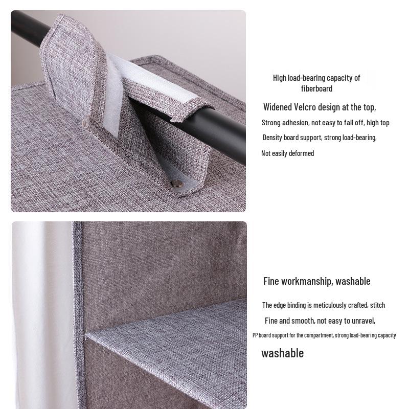 Collapsible Washable Multi-layer Fabric Wardrobe Organizer